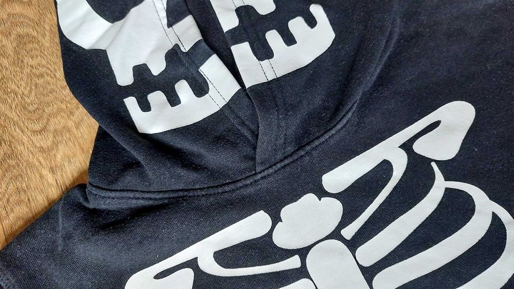 Блуза скелет с термо дънки