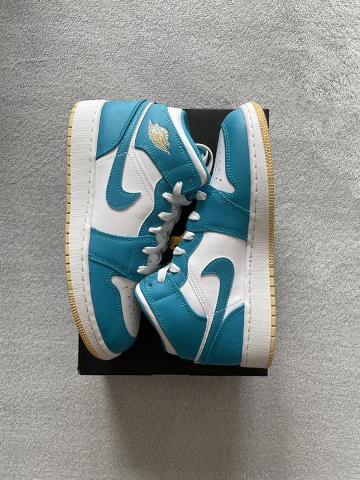 Jordan 1 Mid Aquatone GS