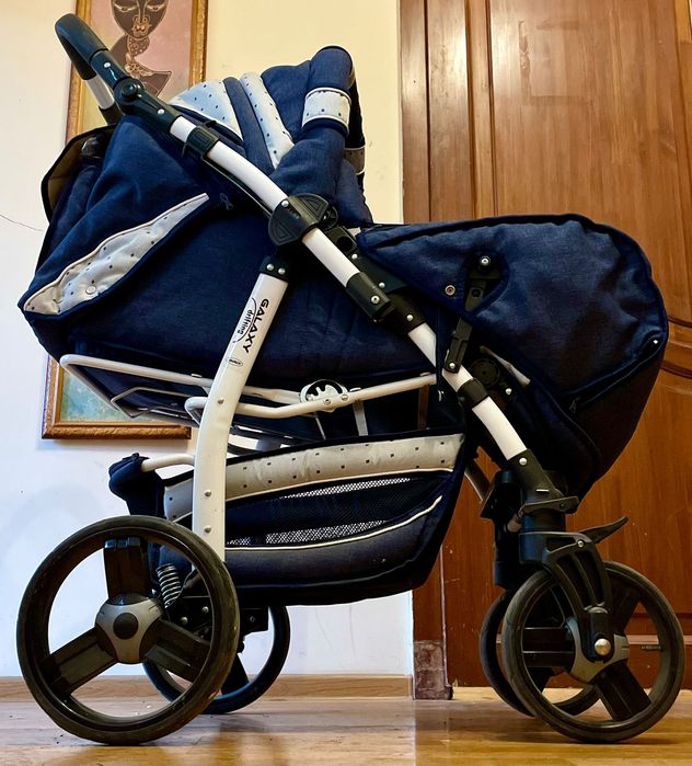 Детская коляска-трансформер "Зима-Лето" Adamex Galaxy Drifting