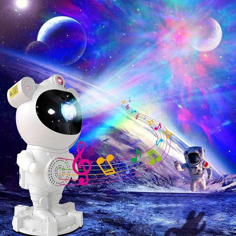 Proiector Laser Astronaut cu Joc de Lumini Aurora Boreala si Stele