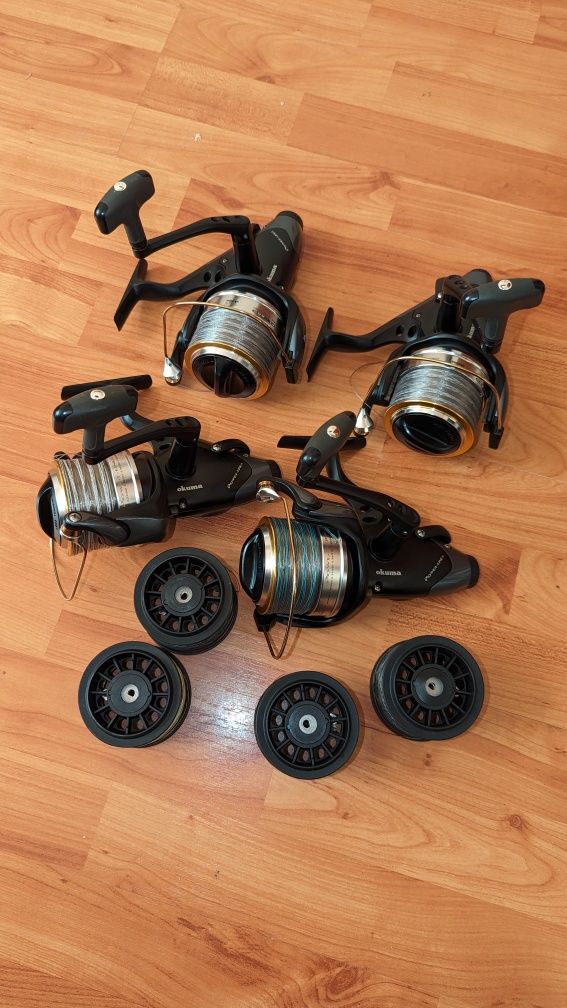 4 mulinete crap Okuma powerliner 860