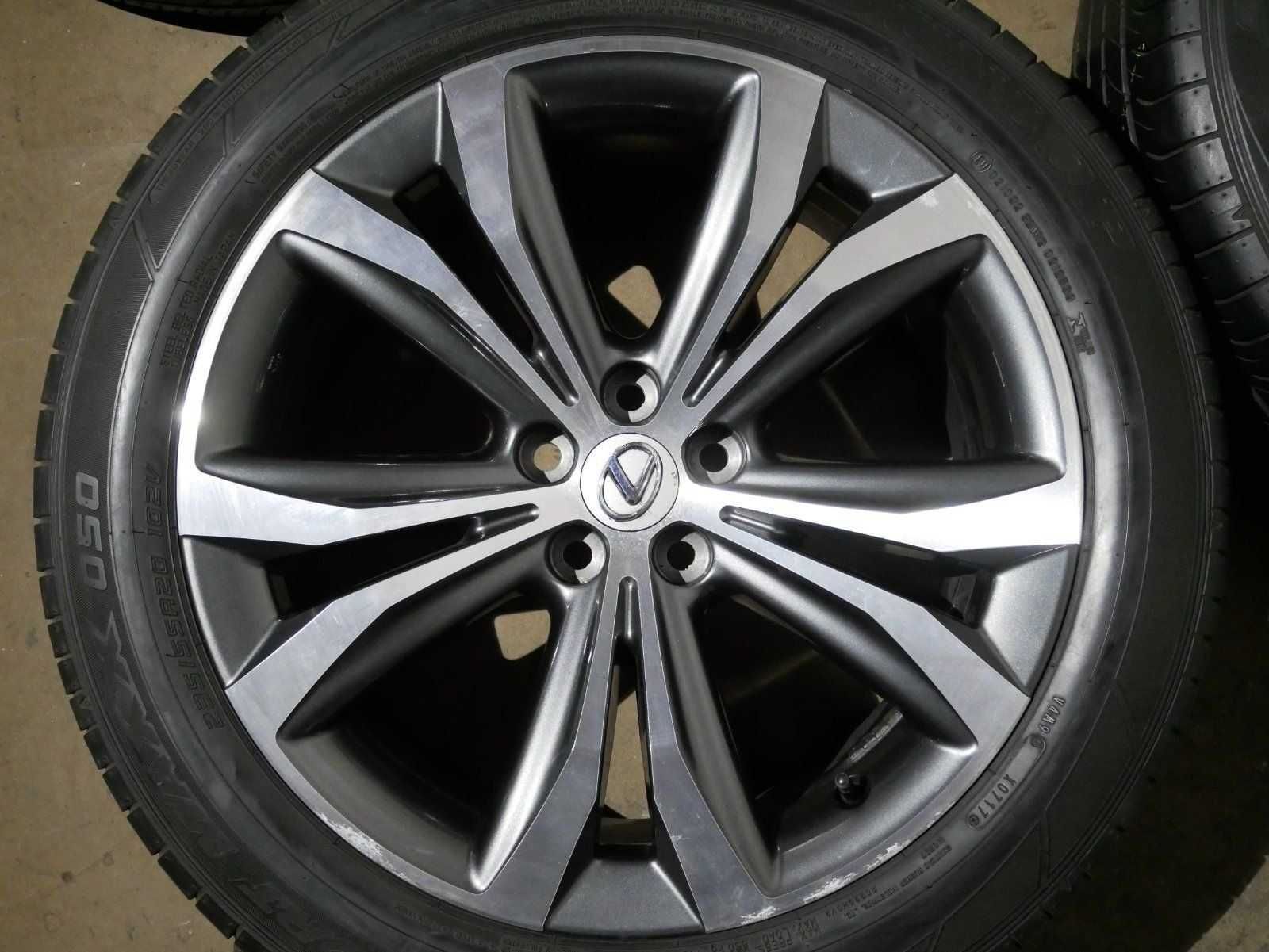 Jante 20" originale Lexus RX 450h Toyota Highlander Dunlop 235/55 R20