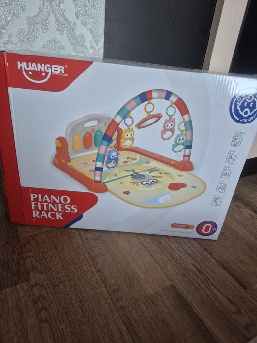 Детский фитнес стойка с пианиной