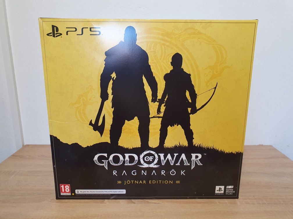 Pachet God of War Ragnarok Jotnar Edition + Artbook + GOW 2018 + Carte