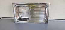 Chiuveta inox, import Italia, noua, outlet, 86/50/18