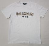 Balmain Paris Logo T-Shirt оригинална тениска M памучна фланелка
