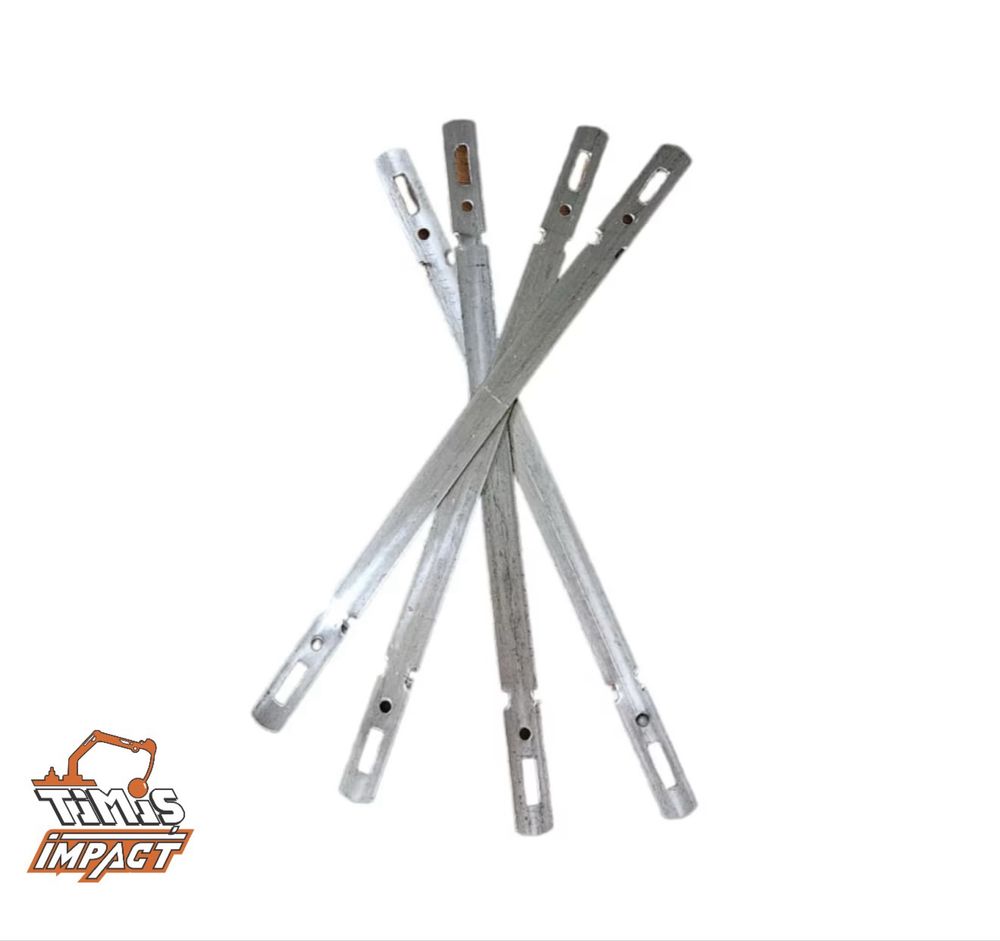 Fluturi, cleme cofrare cu pana si arc, cheie fixare, distantieri, pene