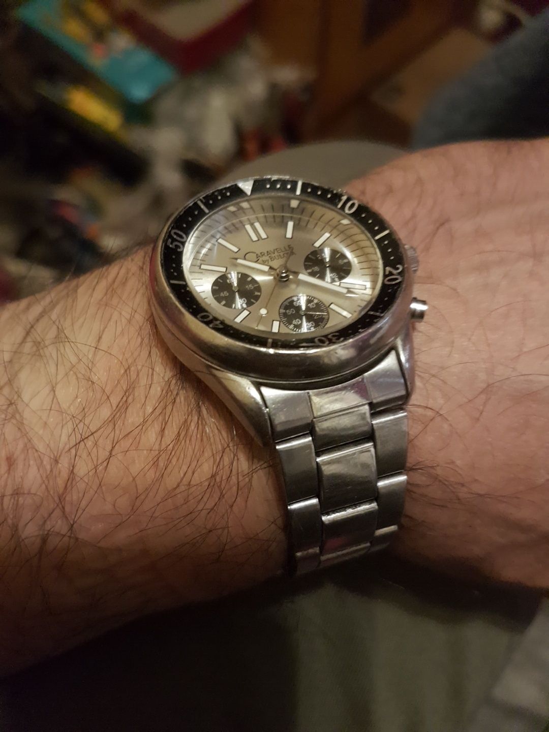 Ceas barbati autentic Chronograph  Caravelle by Bulova 30m