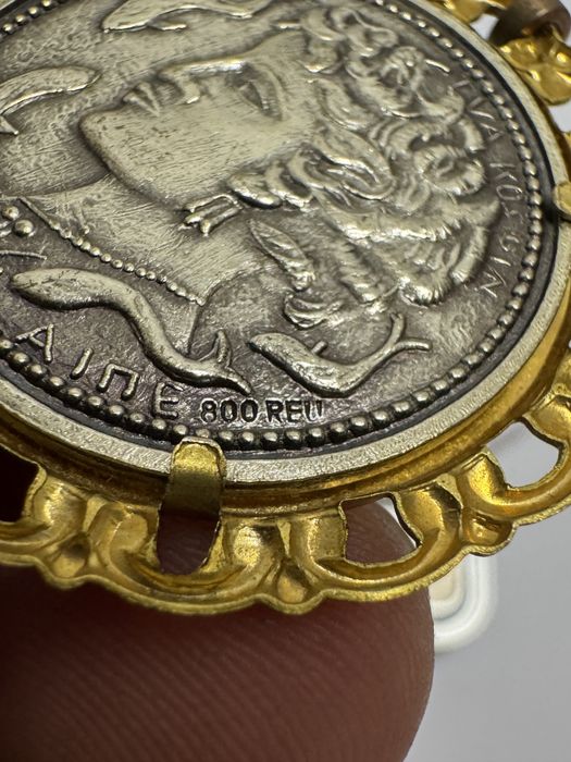 Medalie veche, moneda argint. Colectie