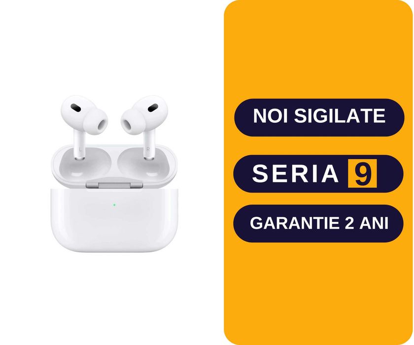 Apple AirPods Pro (a 2-a generație) / Noise Cancellation / Seria9.ro