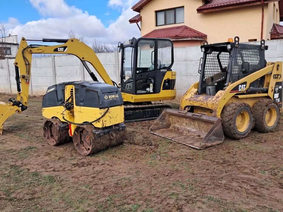 Inchriez cilindru compactor excavatoare incarcator frontal