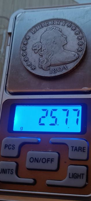 Moneda 1 dolar american 1804