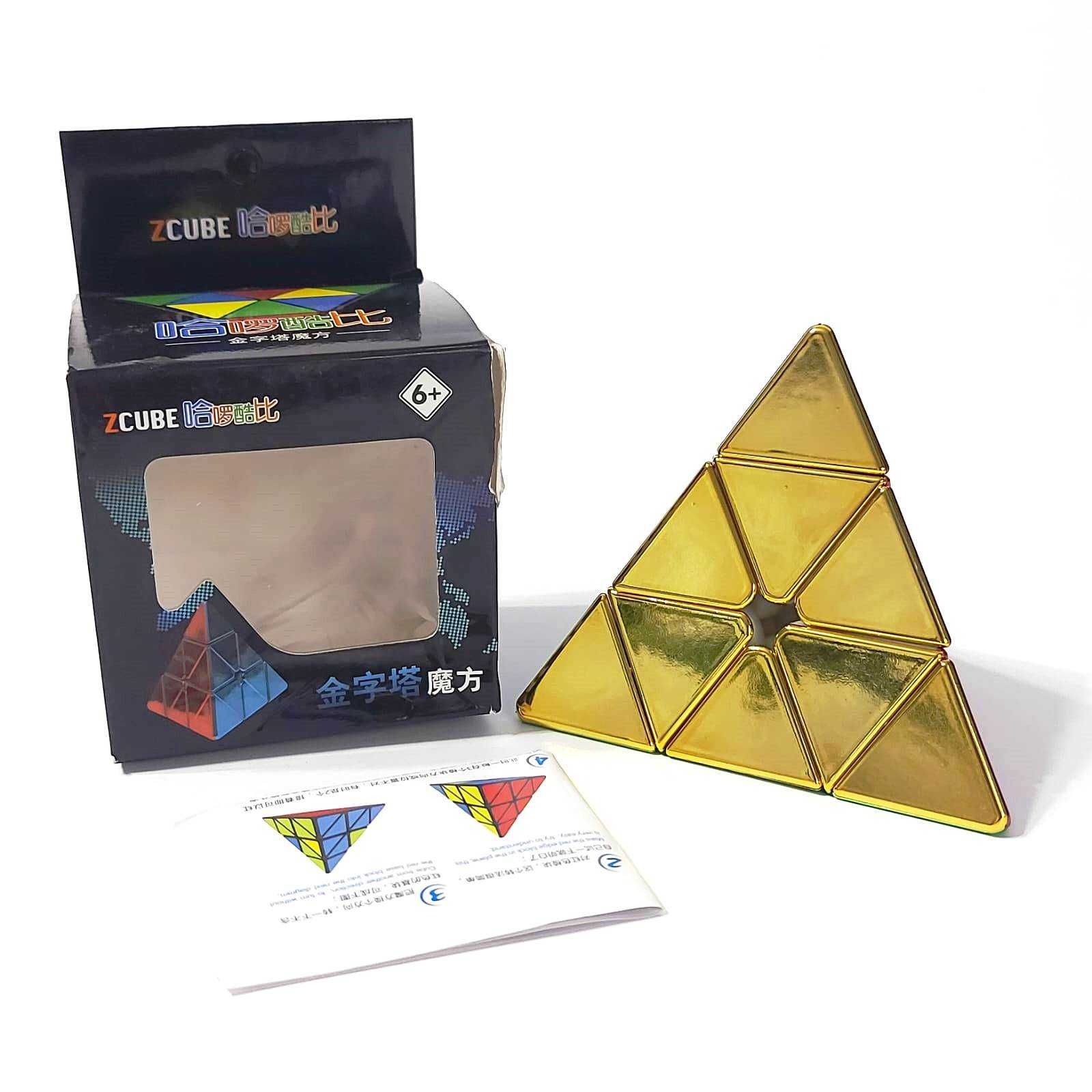 Пирамидка головоломка Z-cube Metallic Pyraminx Magnetic 51592