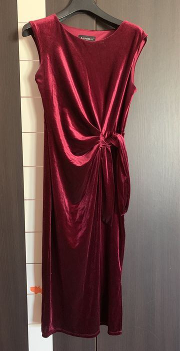 Rochie dama catifea bordo M/L