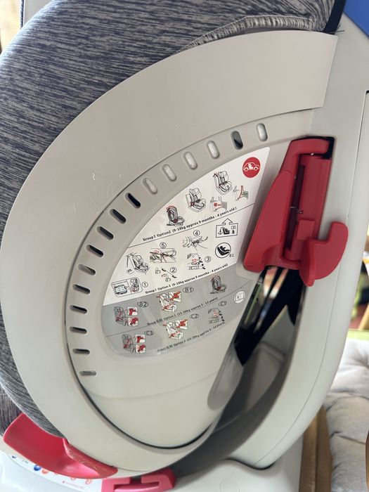 Scaun auto ISOFIX Coccolle Cressida Anthracite, 0-36 kg, Gri