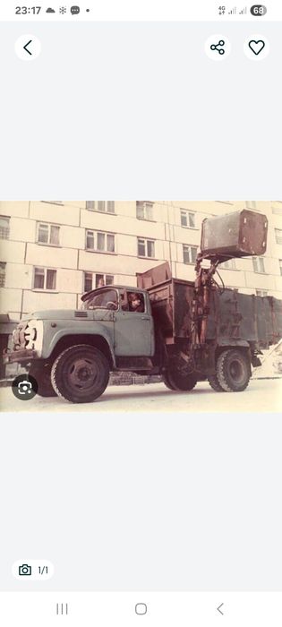 Вывоз мусора.с контейнера