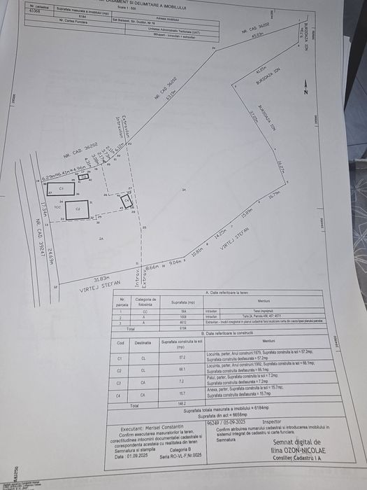 Teren Bârsești Mihaesti