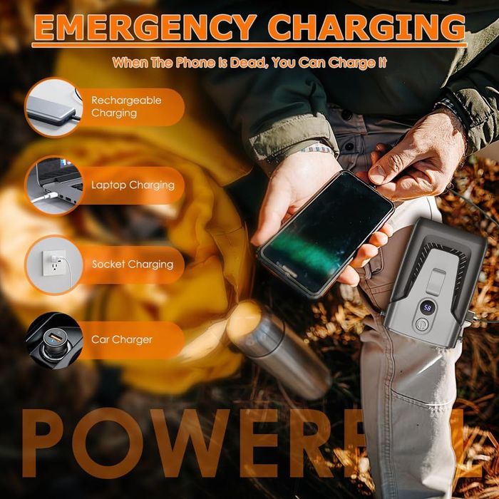 Ventilator portabil cu acumulator 12000mah, de gât,sigilat