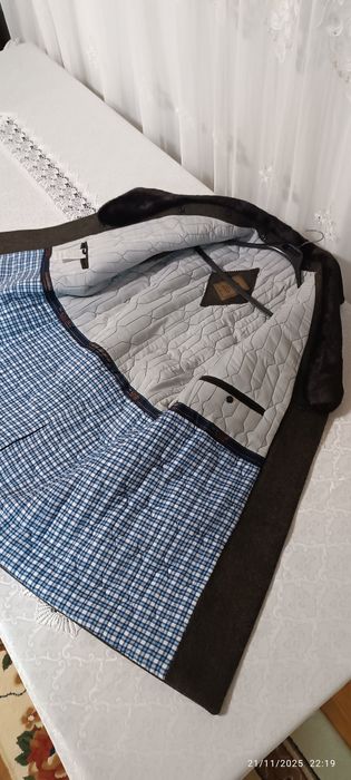 Мужское пальто драп материал новый