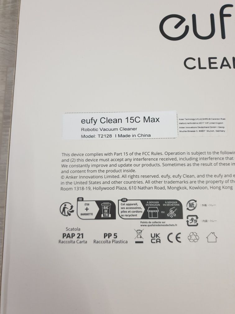 Aspirator Eufy Clean 15C Max Nou