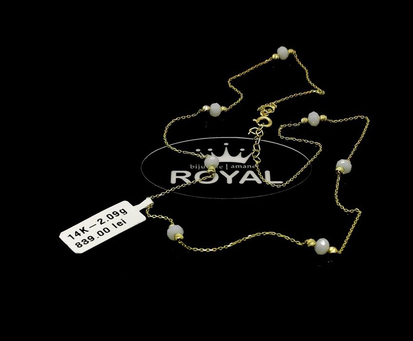 Bijuteria Royal lant din aur 14k 2.09 gr