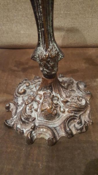 Бронзов свещник от WW2 - автентичен.