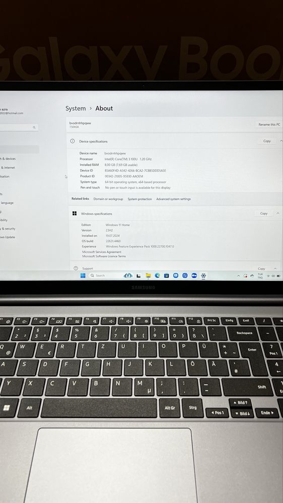 Samsung Galaxy Book4 NP750XGK-KB5DE