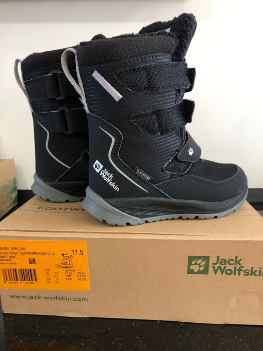 Ghete iarna copii Jack wolfskin mărime 30. Noi fără eticheta
