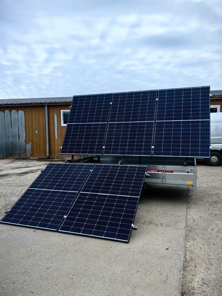 Kit fotovoltaic mobil pe remorca/peridoc – remorca solara