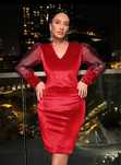 Rochie catifea rosie