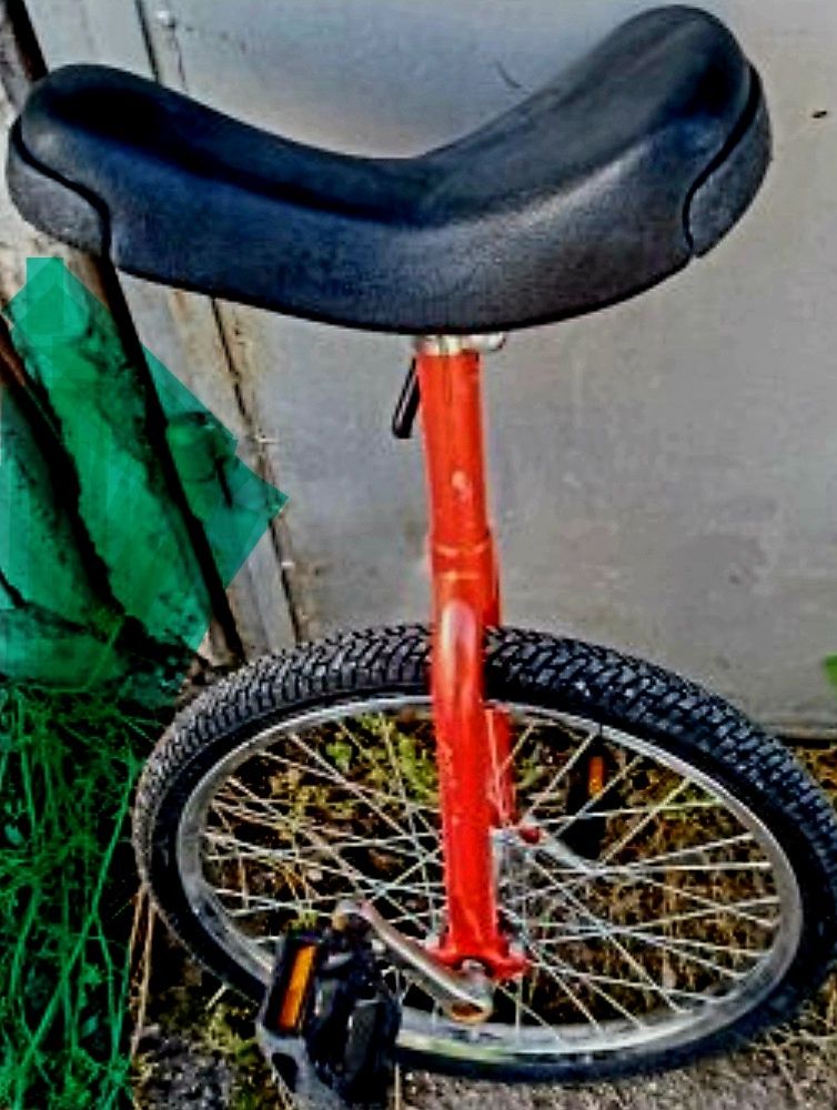 Велосипед едноколесен Fishbone Sport - червено