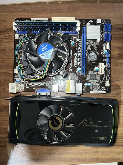 Kit Gaming i5  8Gb Ram Gtx 560 Ti H61M