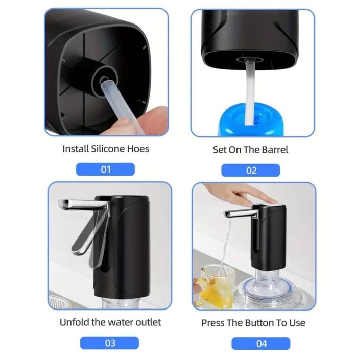 Pompa apa electrica portabila, pompa apa bidon