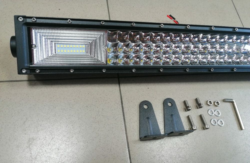 7D "TRIPLE ROW" LED BAR с усилени диоди