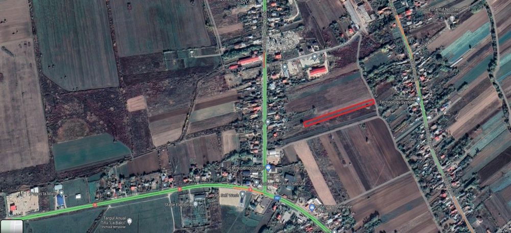 Vand teren in Titu Dâmbovița