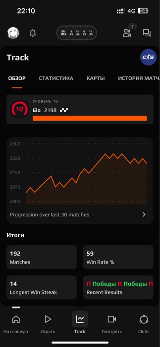 Продам аккаунт Faceit 10lvl