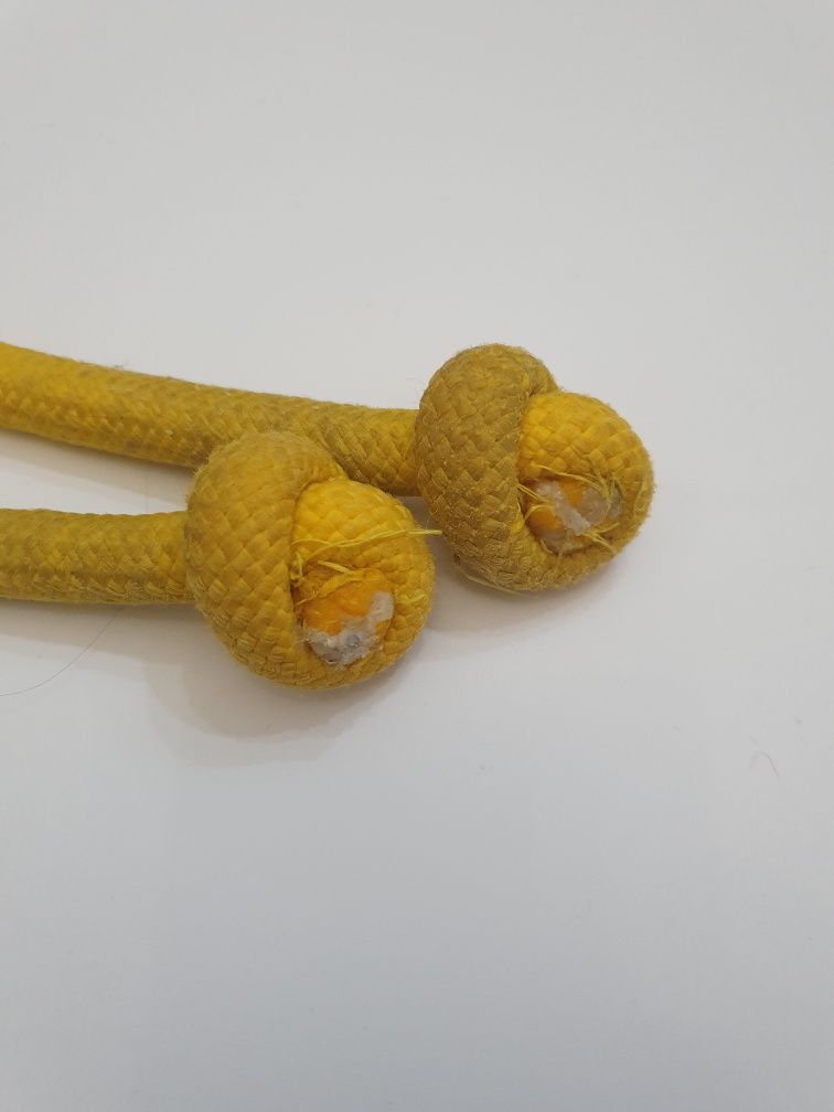 Скакалка жёлтая для художественной гимнастики