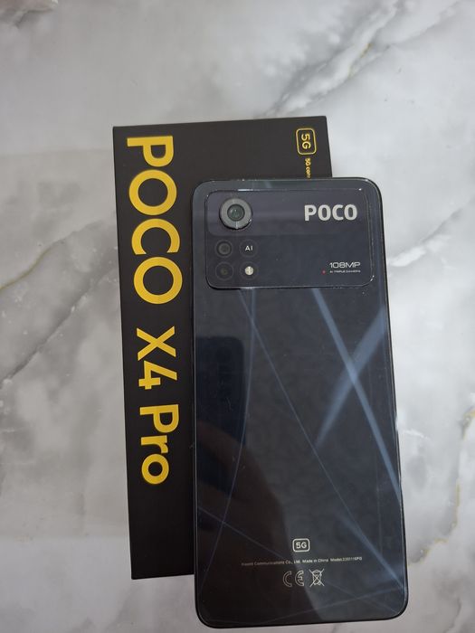 Телефон Poco x4 pro,256gb, черный цвет. В отличном состояний