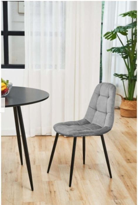 Scaune tapițate set 4 buc
