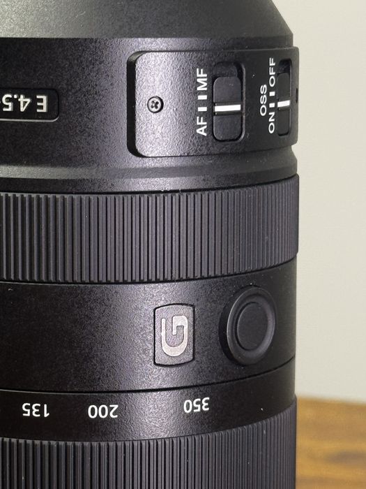 Ca NOU Obiectiv Sony 70-350 G, Montura E f4.5-6.3, Optical Steady Shot