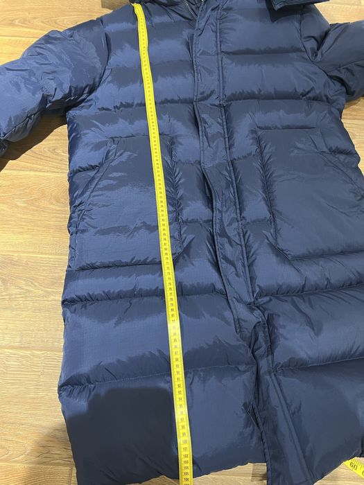 Geaca lunga TOMMY JEANS din pene si puf