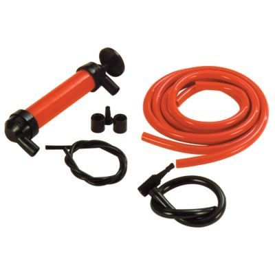 Pompa transfer lichide Carpoint si pompa aer , cu 2 furtunuri de 130 cm.  si furtun cu cap umflat aer