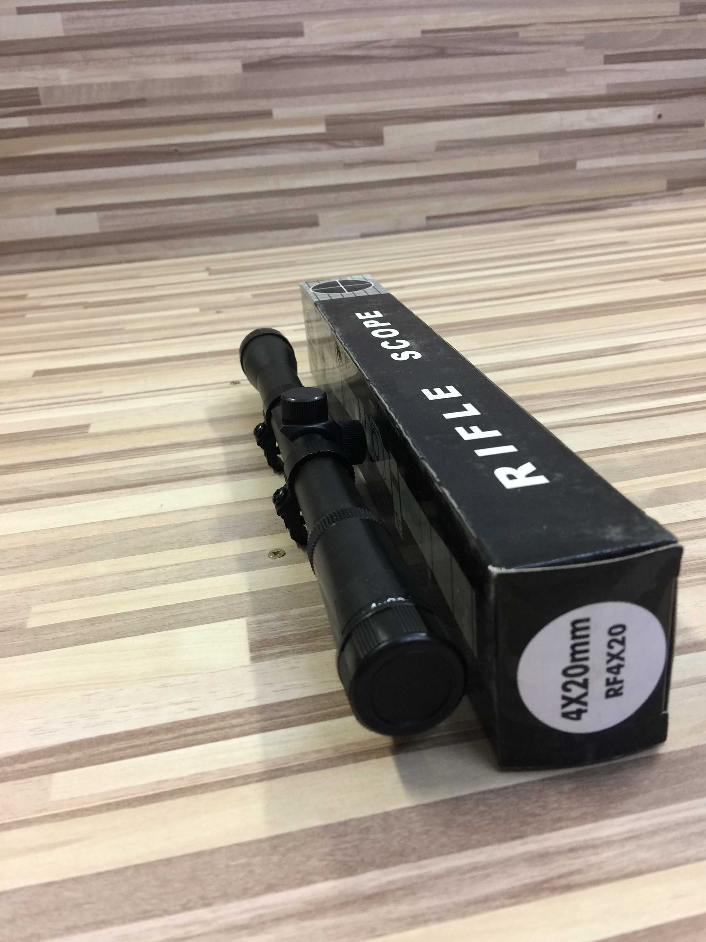 Лазерен прицел бързомер оптика Rifle Scope 4x20