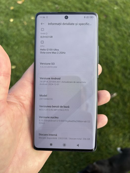 Redmi Note 14 Pro ca NOU 8GB + 4GB RAM si 256GB ROM original impecabil