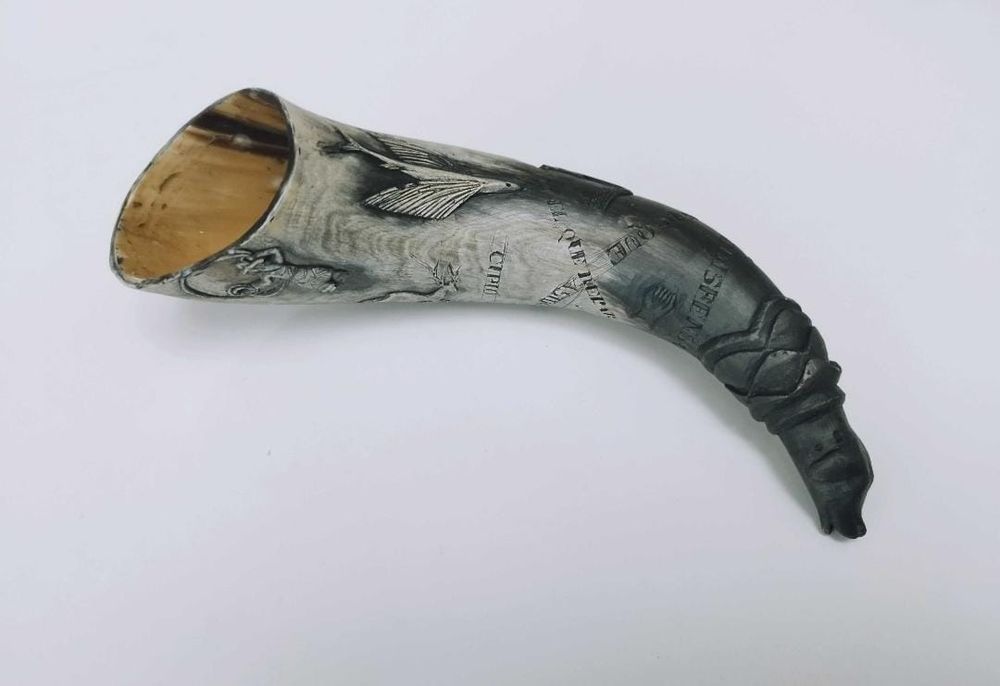 Vechi Corn viking de baut sau decor , Vanatoare