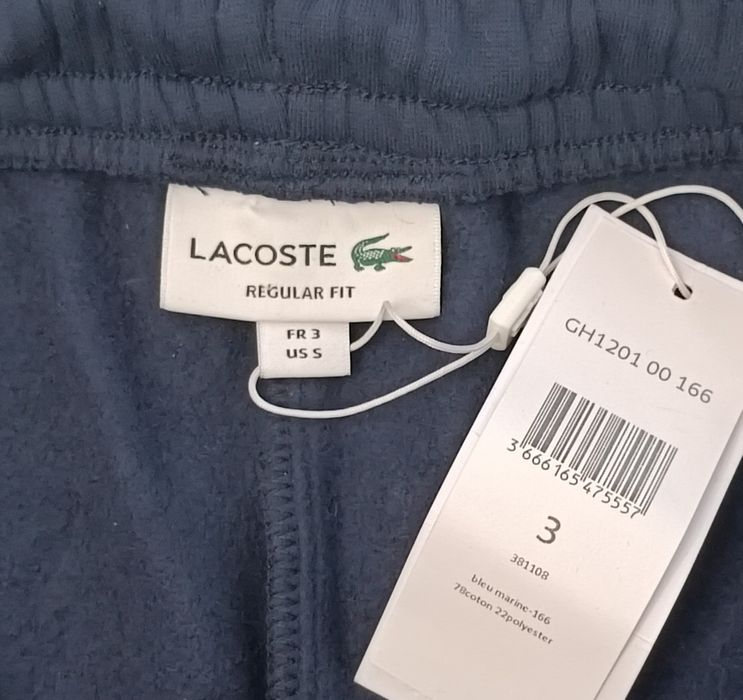 Lacoste Bands Cotton Fleece Shorts оригинални гащета S памучни шорти
