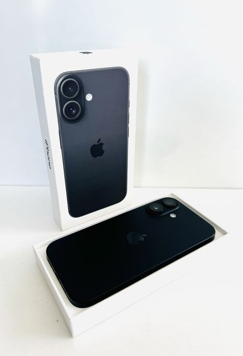 Като НОВ! iPhone 16 128GB Black ГАРАНЦИЯ!