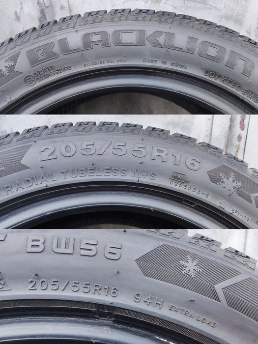 2бр. зимни гуми 205/55/16 Black Lion, dot23
dot23
7+mm
Добро състояние