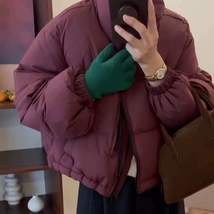 Женский пуховик женская куртка 54,56 XL короткая зимняя