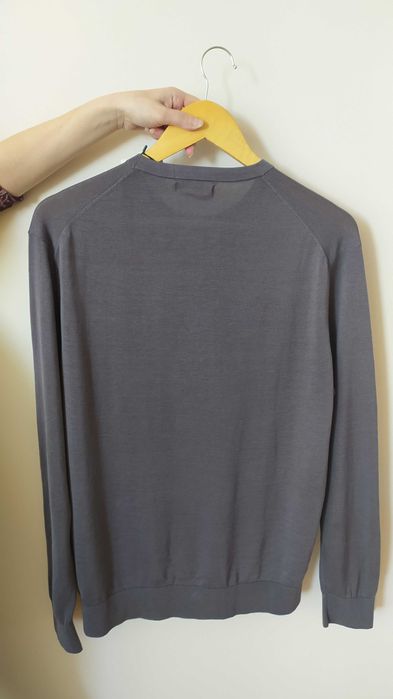 Мъжка блуза Zara, размер S, сива